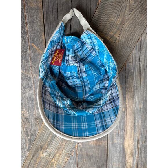 Hard Rock Cafe Hat Women’s One Size Beige Turquoise Miami Adjustable Cap - Picture 4 of 6